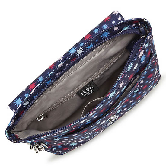 Kipling Dannie Printed Small Rugzak Blauw | BE 1547AH